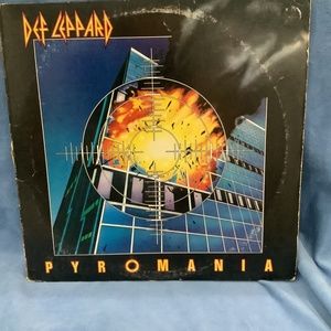 Vintage Def Leppard Pyromania record Album